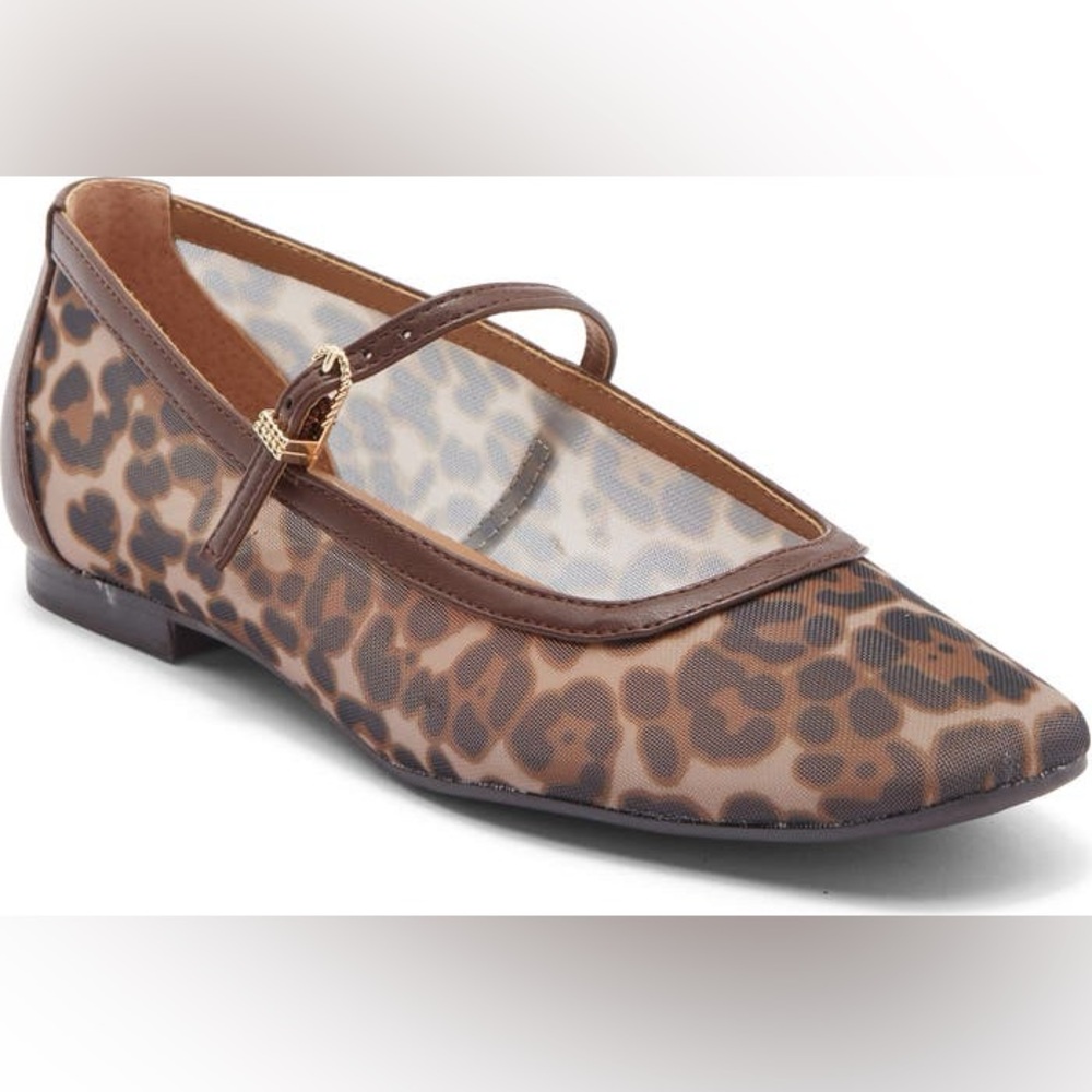 Dolce Vita Leopard Mesh Flats